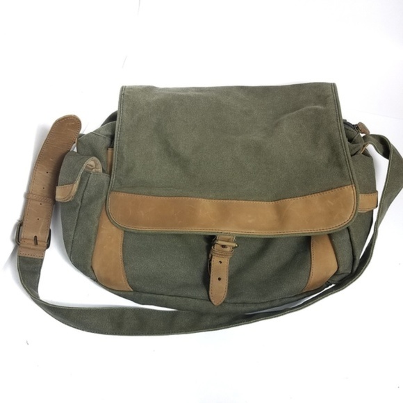 ll bean messenger bag canvas